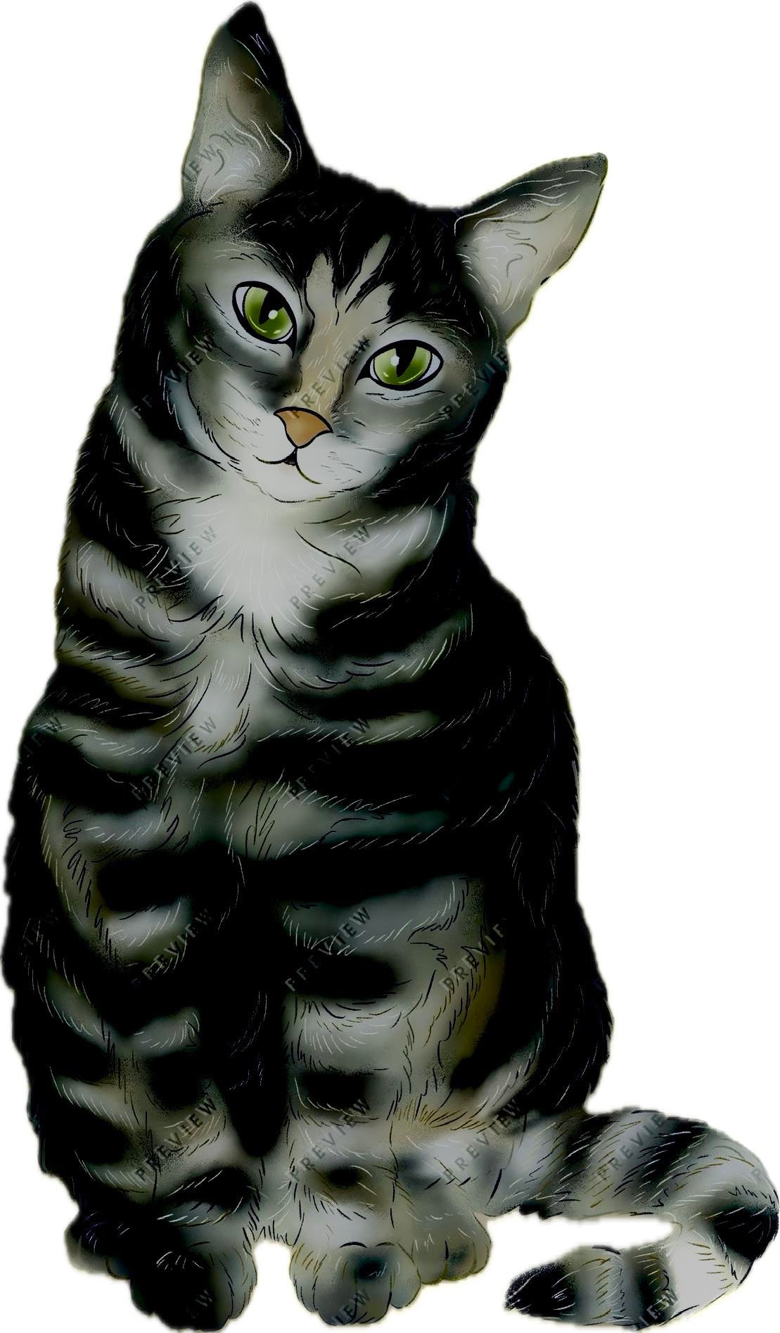 Mr. Mau the tabby cat